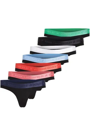 Karl Lagerfeld Days Of The Week thongs (pack of seven)