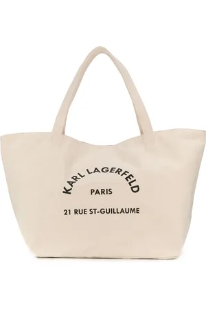 Karl Lagerfeld Rue St-Guillaume canvas tote bag