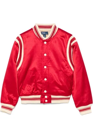 Ralph Lauren Satin varsity jacket
