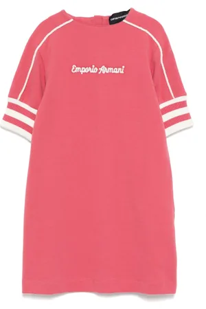 Emporio Armani Logo-embroidered dress