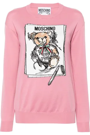 Moschino Logo-embroidered jumper