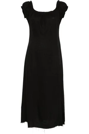 Elena Velez Frayed midi dress