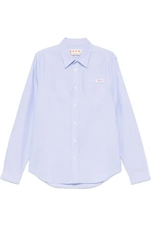 Marni Logo-patch shirt
