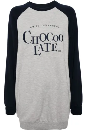 Chocoolate Logo-print dress