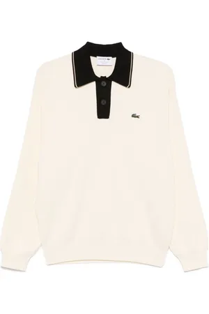 Lacoste Ribbed-knit polo shirt