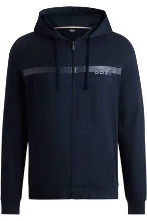 HUGO BOSS Logo-print cotton hoodie