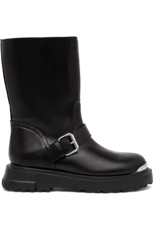 Moschino Logo-engraved boots