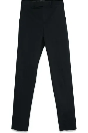 LARDINI Gabardine-weave chinos