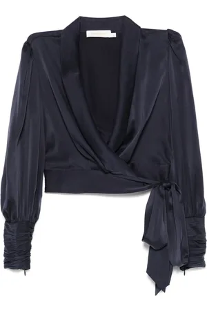 ZIMMERMANN Silk wrap top