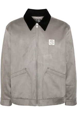 Izzue Logo-patch bomber jacket