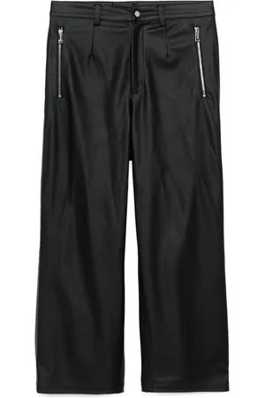 TEAM WANG design The original 1 faux-leather trousers