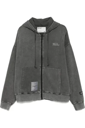 Izzue Embroidered logo hooded jacket