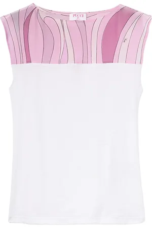 Puccini Marmo-print top