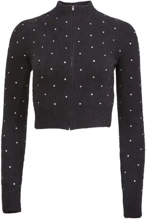 FLEUR DU MAL Embellished zip-up cardigan