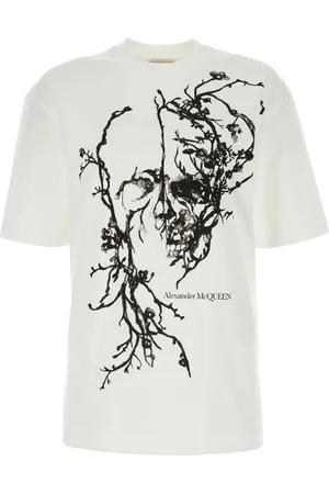 Alexander McQueen Cherry Blossom Skull oversized t-shirt