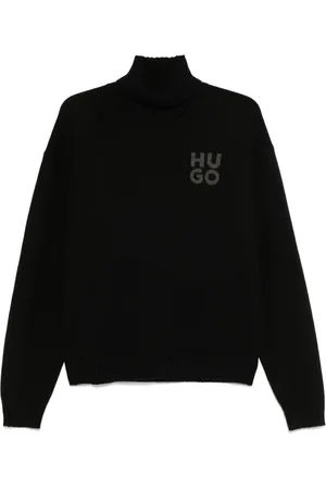 HUGO BOSS Logo-intarsia sweater