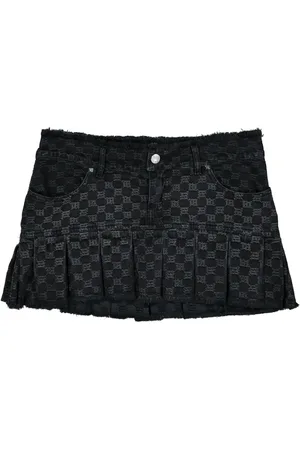MISBHV Monogram pleated skirt