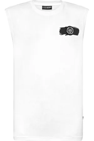 Philipp Plein Round-neck sleeveless T-shirt