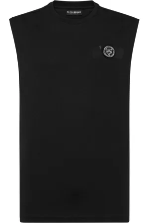 Philipp Plein Round-neck sleeveless T-shirt