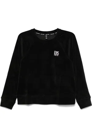 DKNY Rhinestone-logo sweatshirt