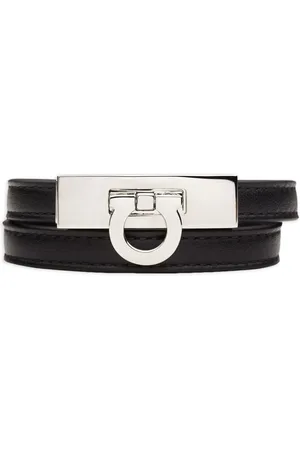 Salvatore Ferragamo Gancini double-loop bracelet