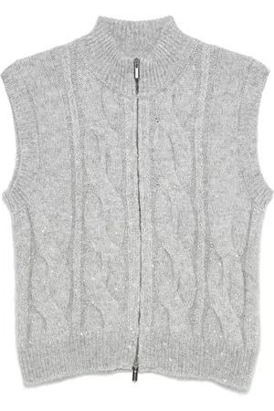 PESERICO SIGN Micro-sequins vest