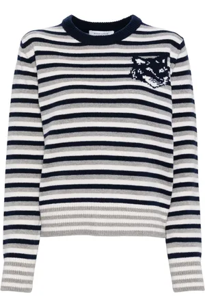 Maison Kitsuné Fox head intarsia jumper