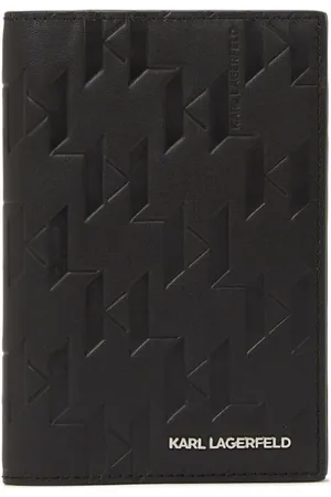 Karl Lagerfeld K/Loom passport holder