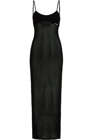 Karl Lagerfeld Crochet-knit maxidress