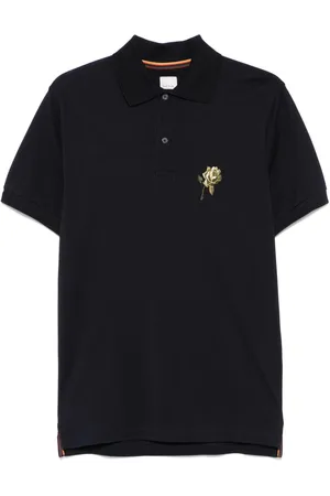 Paul Smith Rose-embroidered polo shirt