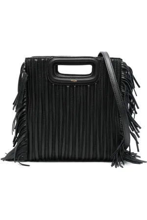 Maje M quilted leather bag