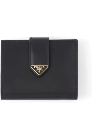Prada Triangle-logo leather wallet