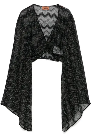 Missoni Crochet-knit cropped top