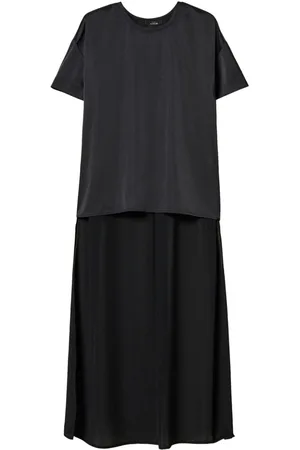 Twin-Set Satin asymmetric blouse
