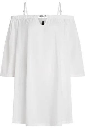 Karl Lagerfeld Signature-plaque minidress