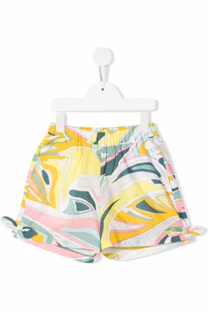 PUCCI Junior Abstract-print elasticated waistband short