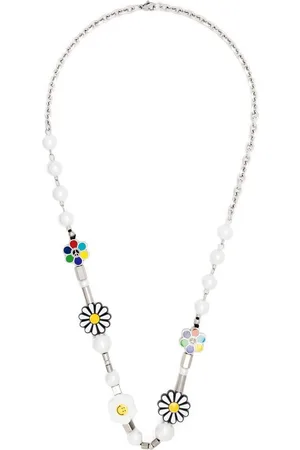 SALUTE Eva daisy beaded necklace