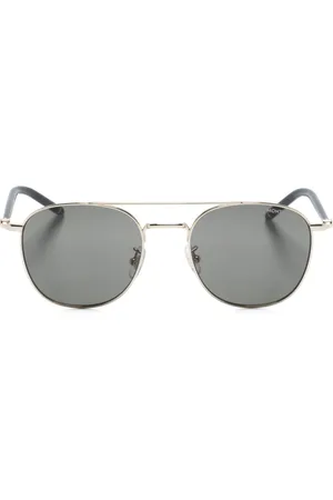 Montblanc Raised-bridge square-frame sunglasses