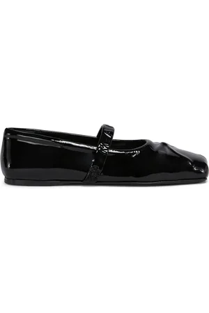 Marni Patent-finish ballerina shoes