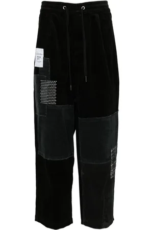 Musium Div. Patchwork corduroy trousers