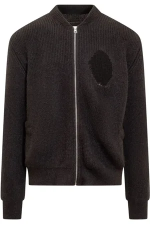 Maison Margiela Distressed-detail knit cardigan