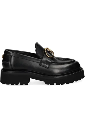Roberto Cavalli Logo-plaque loafers