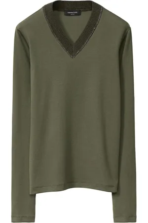 Fabiana Filippi Jersey v-neck t-shirt