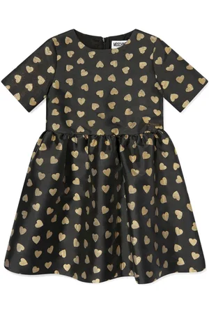 Moschino Heart-jacquard dress