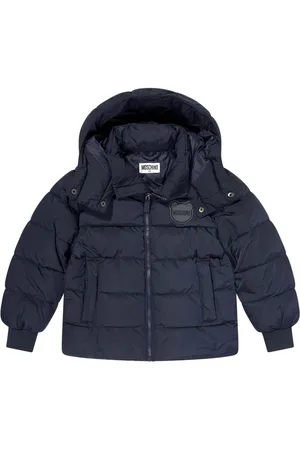 Moschino Logo-appliqué padded jacket