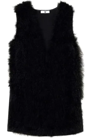 Twin-Set Feather-embellished gilet