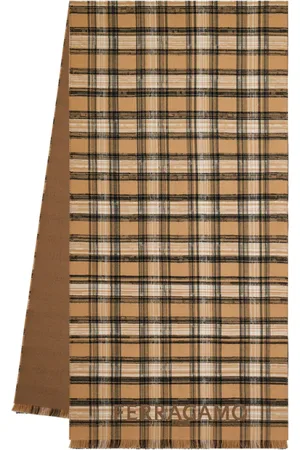 Salvatore Ferragamo Tartan wool scarf