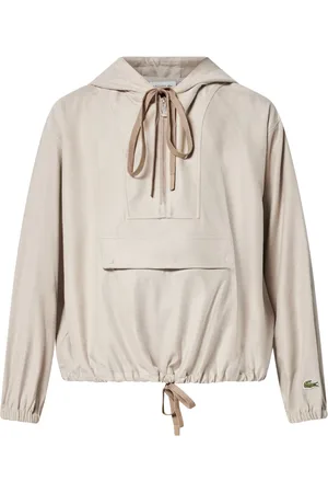 Lacoste Drawstring cotton hoodie
