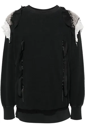 Maison Margiela Terry-cloth patchwork sweatshirt