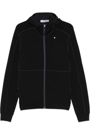 Stone Island Logo-embroidered hoodie